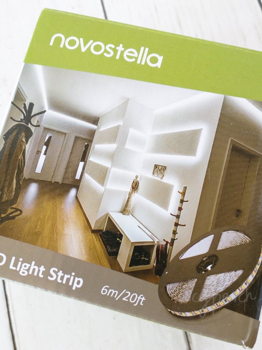 Novostella Dimmable LED Light Strip Kit New 20ft/6m Daylight White 360 LED 6000K